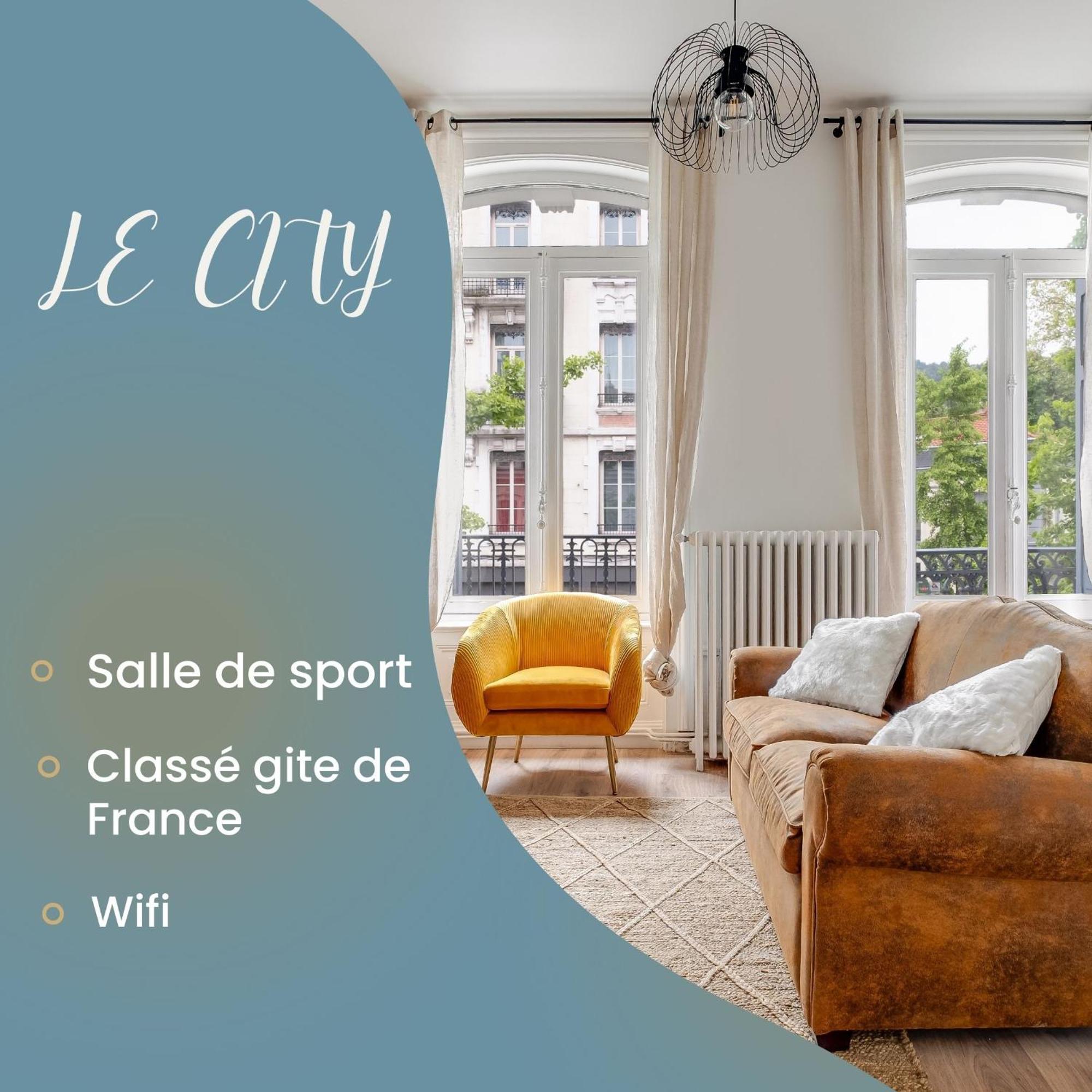Grand Appartement «  City » Spacieux Et Moderne Saint-Etienne  Bagian luar foto